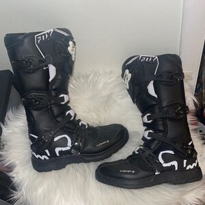 Fox Kids Black and White Adventure Boots